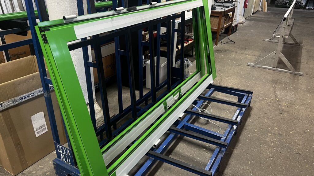 Türrahmen grün Quer